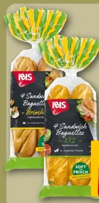 REWE Ibis XXL Sandwich Baguettes Angebot