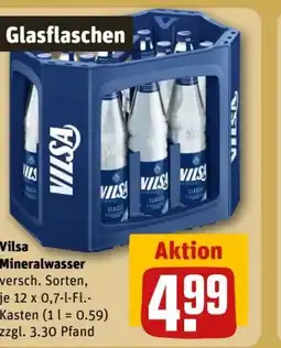 REWE Center Vilsa Brunnen Mineralwasser Angebot