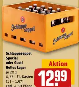 REWE Center Schlappeseppel Special Angebot