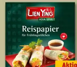 REWE Center Lien Ying Reispapier für Frühlingsröllchen Angebot