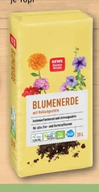 REWE Rewe Beste Wahl Blumenerde Angebot