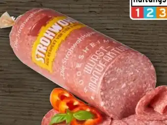 REWE Rüdesheimer Wurstmanufaktur Strohwohl Salami Angebot