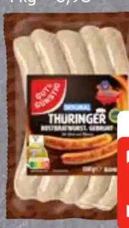 Edeka Frischemarkt Gut & Günstig Original Thüringer Rostbratwurst Angebot