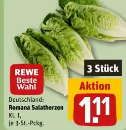 REWE Center Rewe Beste Wahl Romana Salatherzen Angebot