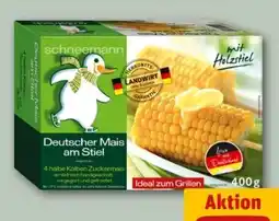 REWE Center Schneemann Deutscher Mais am Stiel Angebot