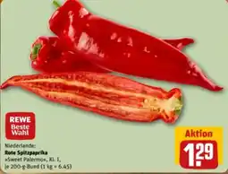 REWE Center Rewe Beste Wahl Rote Spitzpaprika Sweet Palermo Angebot