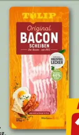 REWE Center Tulip Original Bacon Scheiben Angebot