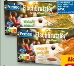 REWE Femeg Fischbrutzler Wildlachs Honig-Senf Angebot