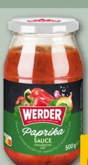 REWE Werder Paprika Sauce Angebot