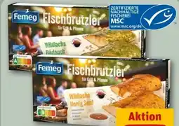 REWE Center Femeg Fischbrutzler Wildlachs Honig-Senf Angebot