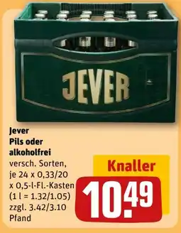 REWE Jever Pilsener Angebot