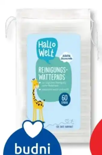 Budni Hallo Welt Reinigungs-Wattepads Angebot