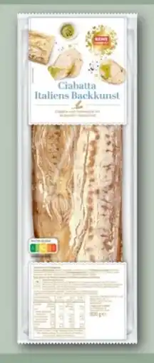 REWE Rewe Feine Welt Italiens Backkunst Ciabatta Angebot