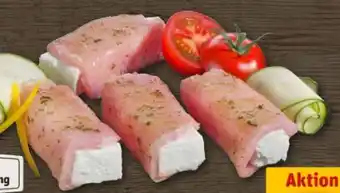 REWE Rewe Schweinefleisch Käse-Röllchen Angebot