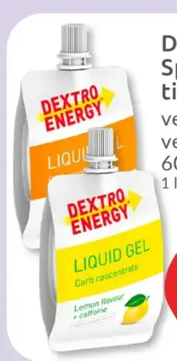Budni Dextro Energy Sports Nutrition Liquid Gel Angebot