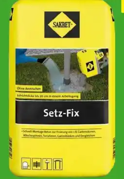 Globus Baumarkt Sakret Setz-Fix-Fertiger Montagebeton Angebot