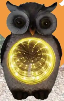 Globus Baumarkt LED Solarleuchte Eule Angebot