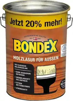 Globus Baumarkt Bondex Holzlasur für Außen Angebot