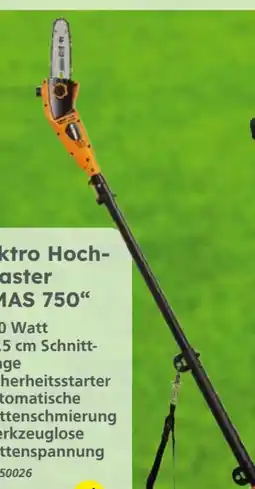 Globus Baumarkt Primaster Elektro Hochentaster PMAS 750 Angebot