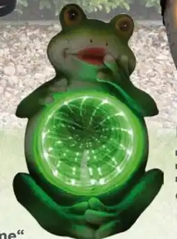 Globus Baumarkt LED Solarleuchte Frosch Angebot