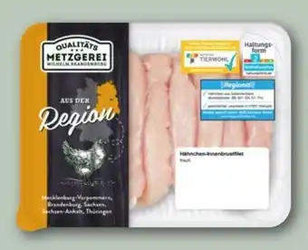 REWE Metzgerei Wilhelm Brandenburg Hähnchen-Innenbrustfilets Angebot