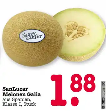 Edeka Sanlucar melonen galia Angebot