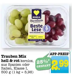 Edeka Edeka trauben mix hell & rot Angebot