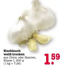 Edeka Knoblauch weiß trocken Angebot