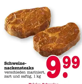Edeka Schweinenackensteaks Angebot