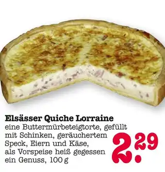 Edeka Elsässer quiche lorraine Angebot
