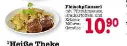 Edeka Fleischpflanzerl mit pilzrahmsauce, bratkartoffeln und erbsen-möhren-gemüse Angebot
