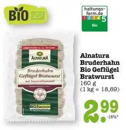 Edeka Alnatura bruderhahn bio geflügel bratwurst Angebot