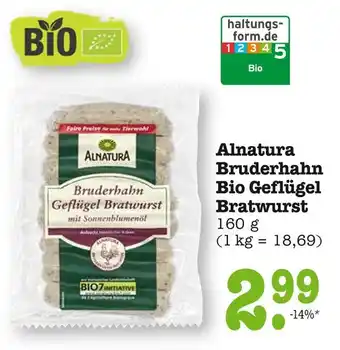Edeka Alnatura bruderhahn bio geflügel bratwurst Angebot