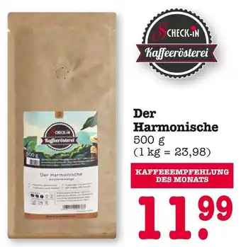 Edeka Check-in kaffeerösterei der harmonische Angebot