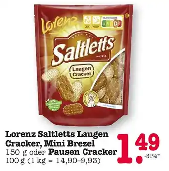 Edeka Lorenz saltletts laugen cracker Angebot