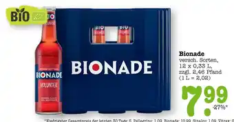 Edeka Bionade bionade Angebot