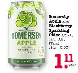 Edeka Somersby apple classic refreshing cider Angebot