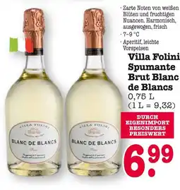 Edeka Villa folini spumante brut blanc de blancs Angebot