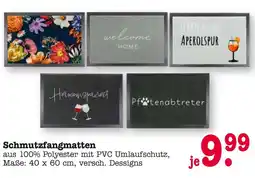 Edeka Schmutzfangmatte blumen Angebot