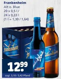 Getränkewelt Frankenheim alt o. blue Angebot