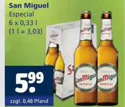 Getränkewelt San miguel especial Angebot