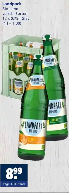 Getränkewelt Landpark bio-limo Angebot