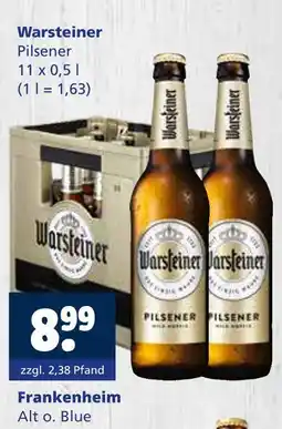 Getränkewelt Warsteiner pilsener Angebot