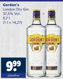 Getränkewelt Gordon's london dry gin Angebot