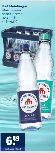 Getränkewelt Bad meinberger mineralwasser classic Angebot