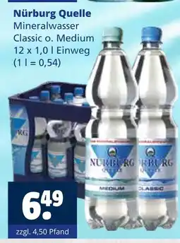 Getränkewelt Nürburg quelle mineralwasser classic Angebot