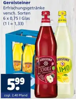 Getränkewelt Gerolsteiner erfrischungsgetränke Angebot