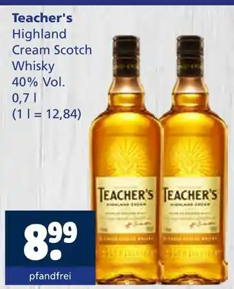 Getränkewelt Teacher's highland cream scotch whisky Angebot