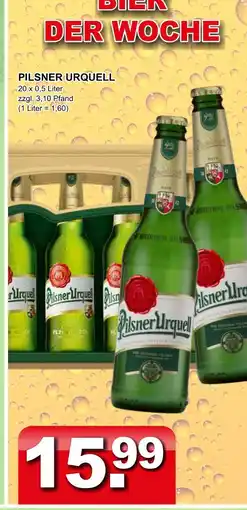 Getränkeparadies Gefromm Pilsner urquell Angebot