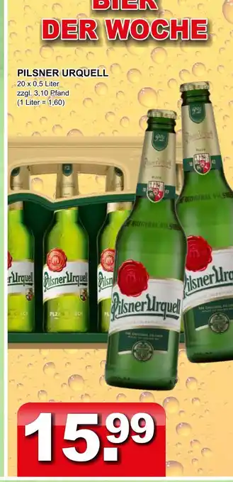 Getränkeparadies Gefromm Pilsner urquell Angebot